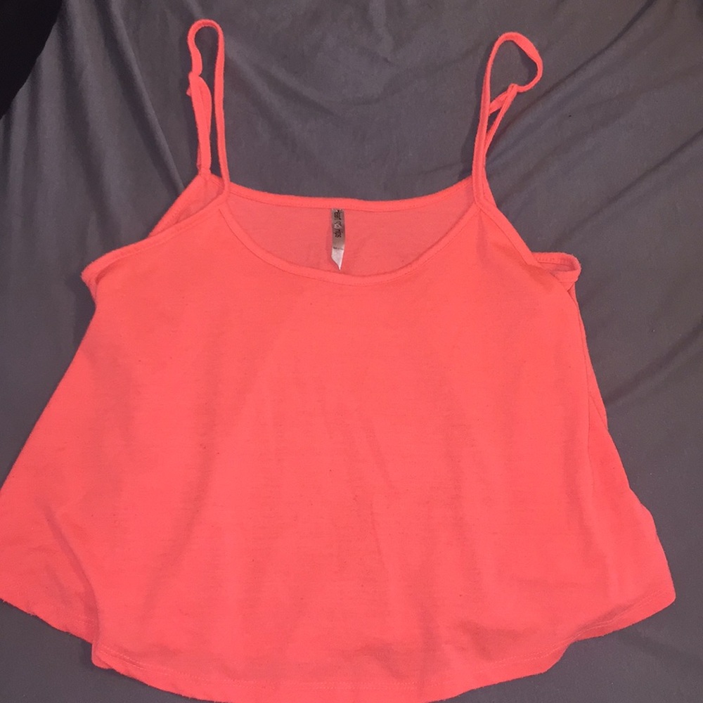 Hot pink tank top